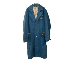 RARE Scamander Coat Fantastic Beasts Cosplay Blue Jacket Overcoat Mens Hot Topic